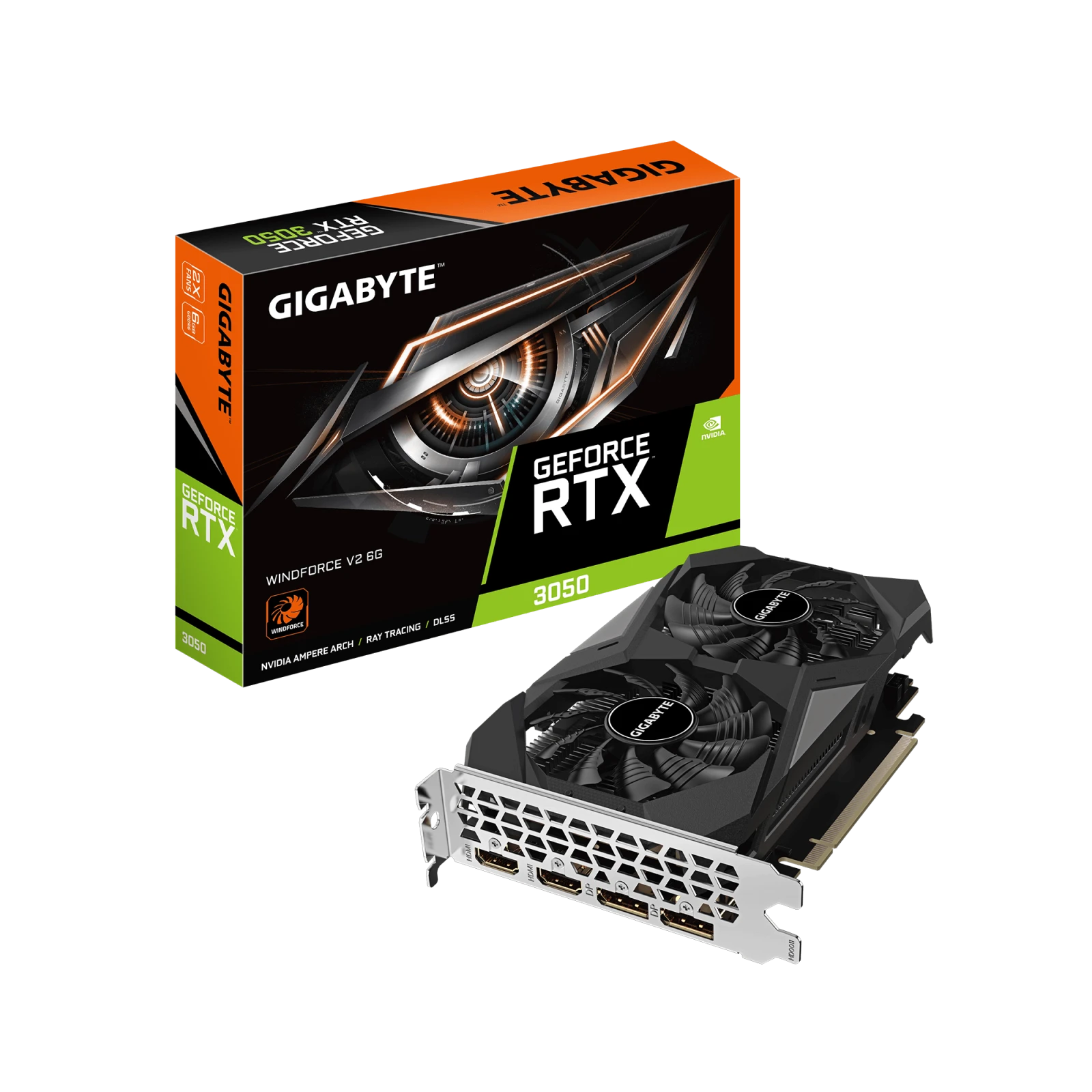 Gigabyte GeForce RTX 3050 WINDFORCE V2 6G